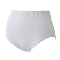 無地2枚組ショーツ レディス(シロ-S)