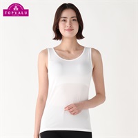 モールドカップ付タンクトップ レディス (hk)(シロ-S)