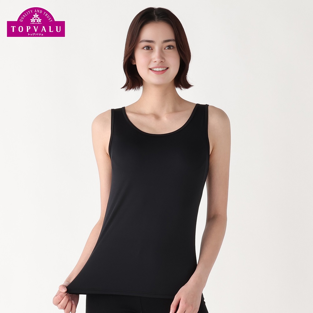 モールドカップ付タンクトップ レディス (hk)(クロ-L)