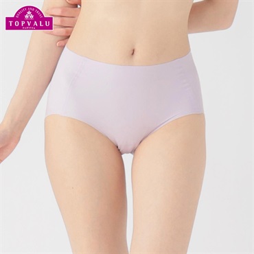 シームレスショーツ ふかめ レディス トップバリュ Mirai Beauty(ミライビューティ)(ウスムラサキ-S)