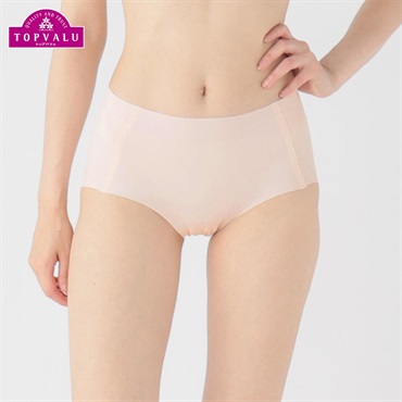 シームレスショーツ ふかめ レディス トップバリュ Mirai Beauty(ミライビューティ)(ベ－ジュ-S)