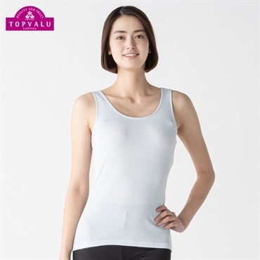 COOLコットン タンクトップ レディス トップバリュ PEACE FIT(ピースフィット)(Ａウスアオ-S)