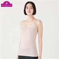 SilkyFACT シームレスタイプ キャミソール レディス トップバリュ PEACE FIT(ピースフィット) (hk)(ピンク-S)
