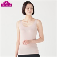 SilkyFACT シームレスタイプ タンクトップ レディス トップバリュ PEACE FIT(ピースフィット) (hk)(ピンク-S)
