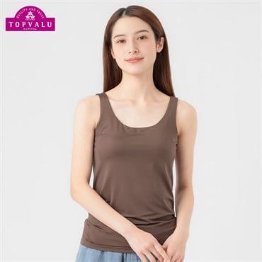 SilkyFACT モールドカップ付タンクトップ レディス トップバリュ PEACE FIT(ピースフィット)(コイチャ-S)