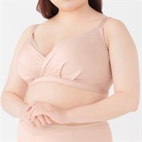 ぽちゃラクすっきりノンワイヤーブラ 2XL～4XLサイズ レディス トップバリュ Mirai Beauty(ミライビューティ)(ベ－ジュ-2XL)
