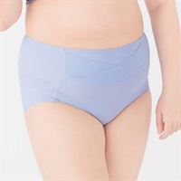 ぽちゃラクすっきり ペアショーツ 2XL～4XLサイズ レディス トップバリュ Mirai Beauty(ミライビューティ)(ウスアオ-2XL)