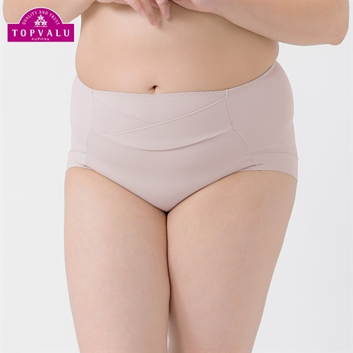ぽちゃラクすっきり ペアショーツ レディス トップバリュ Mirai Beauty(ミライビューティ)(ウスベ－ジュ-2XL)