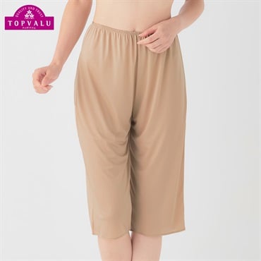 SilkyFACTランジェリー キュロット65cm丈 レディス トップバリュ PEACE FIT(ピースフィット)(ベ－ジュ-Mｰ65)