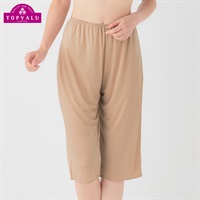 SilkyFACTランジェリー キュロット65cm丈 レディス トップバリュ PEACE FIT(ピースフィット)(ベ－ジュ-Mｰ65)