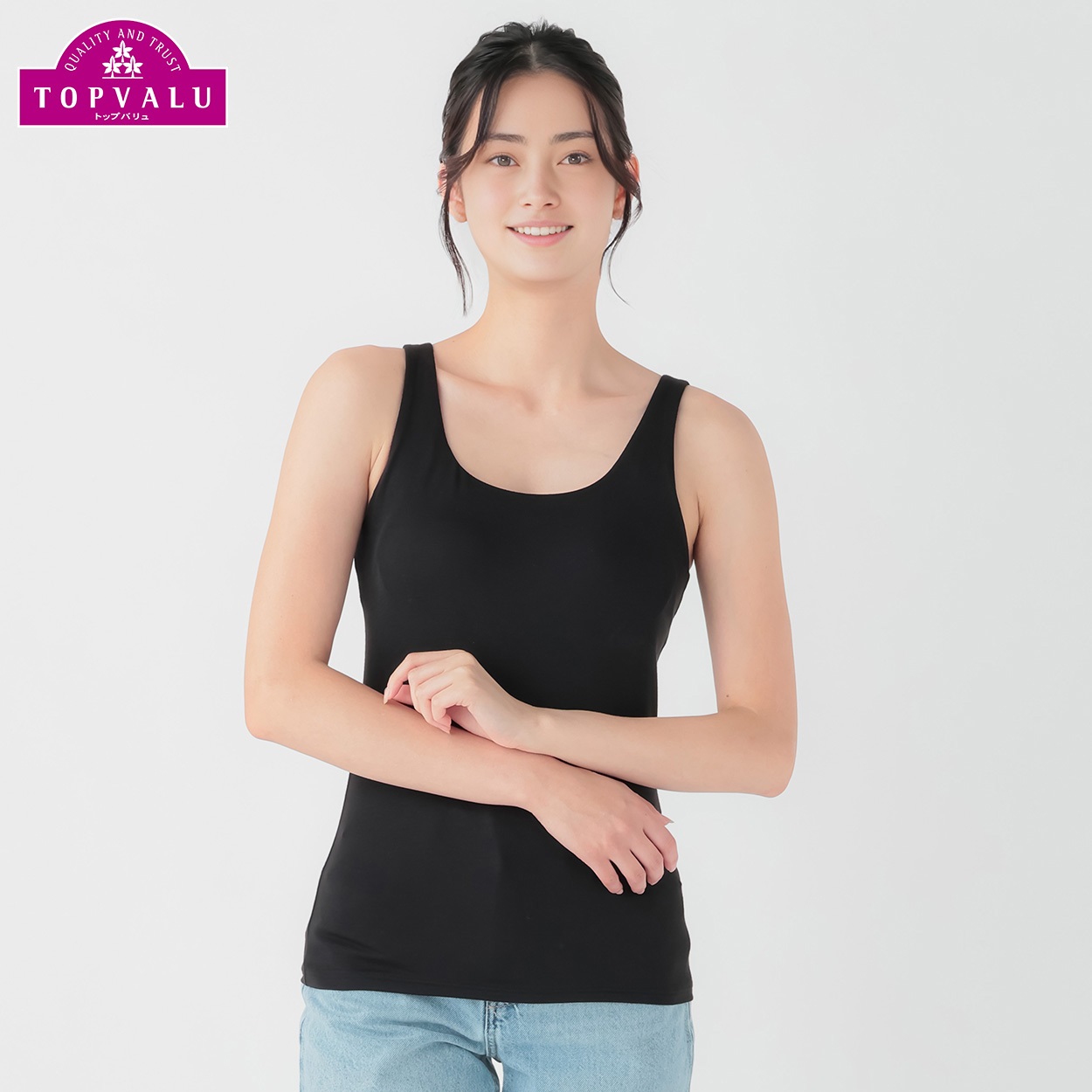WARM モールドカップ付タンクトップ レディス トップバリュ PEACE FIT