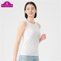 SilkyFACTCOTTON モールドカップ付 アメリカンスリーブ レディス トップバリュ PEACE FIT(ピースフィット)(オフ-S)