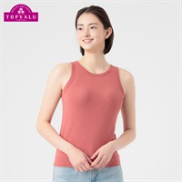 SilkyFACTCOTTON モールドカップ付 アメリカンスリーブ レディス トップバリュ PEACE FIT(ピースフィット)(Ａアカ-S)