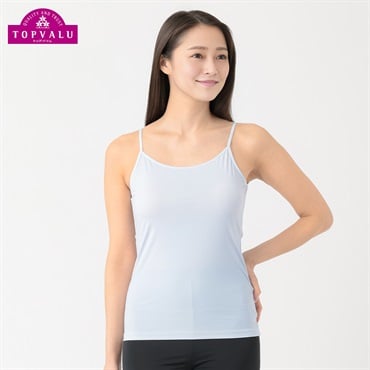 COOL 強力接触冷感キャミソール レディス トップバリュ PEACE FIT(ピースフィット)(ウスアオ-S)