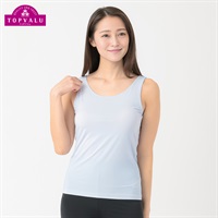 COOL 強力接触冷感タンクトップ レディス トップバリュ PEACE FIT(ピースフィット)(ウスアオ-S)