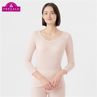 COOLコットン ７分袖 レディス トップバリュ PEACE FIT(ピースフィット)(ベ－ジュ-S)