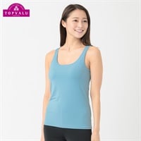COOL 強力接触冷感カップ付タンクトップ レディス トップバリュ PEACE FIT(ピースフィット)(Ａウスアオ-S)