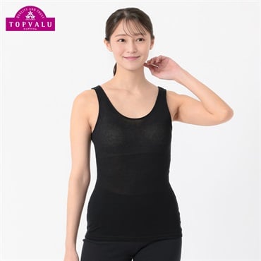 COOLコットンメッシュタンクトップ レディス トップバリュ PEACE FIT(ピースフィット)(クロ-M)