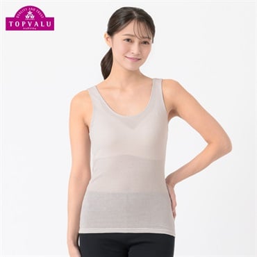 COOLコットンメッシュタンクトップ レディス トップバリュ PEACE FIT(ピースフィット)(ベ－ジュ-M)