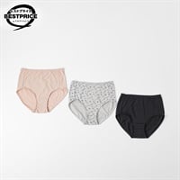 ３Pショーツ花柄 ふかめ丈 レディス トップバリュ ベストプライス(TOPVALU BESTPRICE) (hk)(ピンク-M)