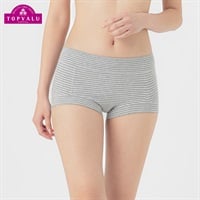よりどりショーツクローゼット 綿混ボクサー ふつう丈 しめつけ感軽減 抗菌防臭 レディス(チャコ－ルグレ－-S)