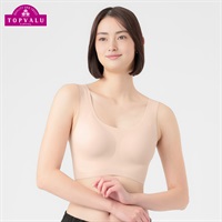 しめつけからの解放 ひびきにくいハーフトップ レギュラータイプ レディス トップバリュ Mirai Beauty(ミライビューティ)(ベ－ジュ-M)