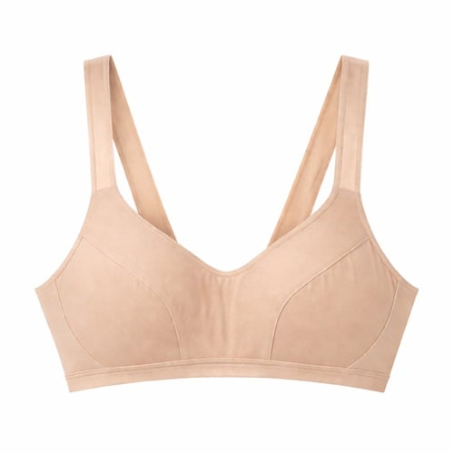 GUNZE(グンゼ) ノンワイヤーブラジャー 胸汗をキャッチ クールマジック レディス(ベ－ジュ-M)