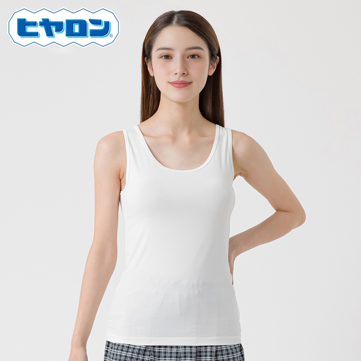 ヒヤロン タンクトップ レディス(シロ-L)