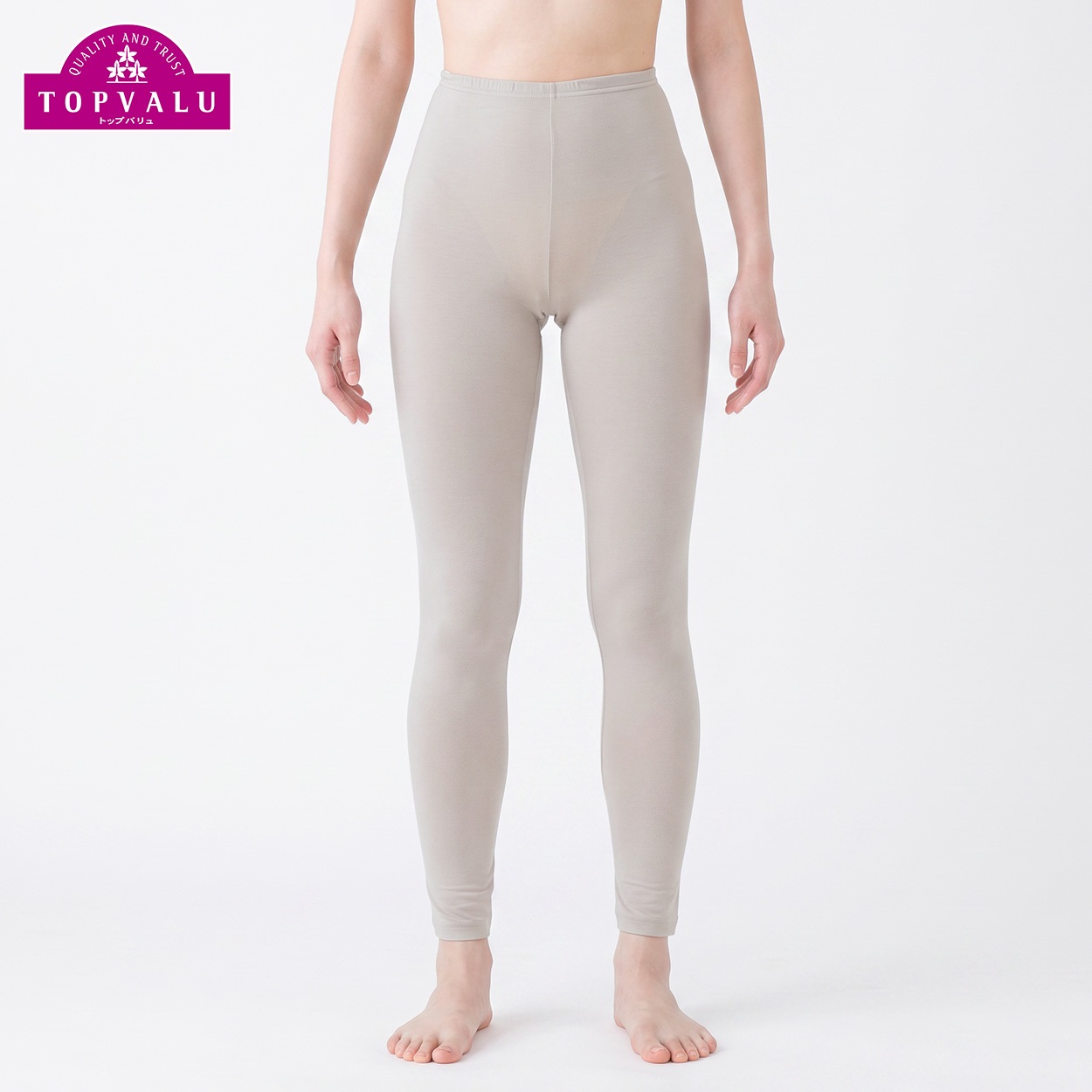 WARM 10分丈ボトム レディス トップバリュ PEACE FIT(ピースフィット)(Ａベ－ジュ-XL)