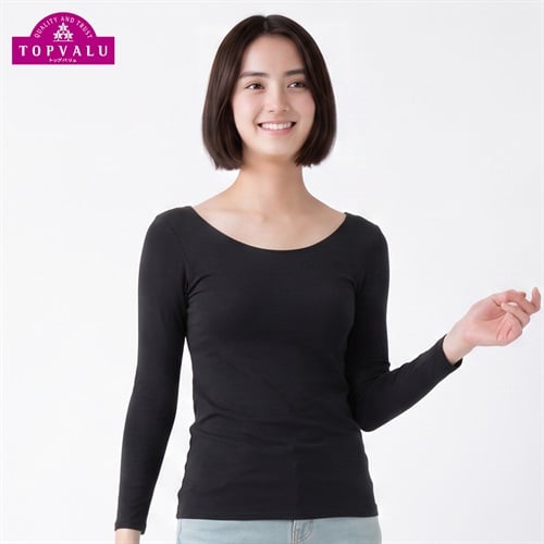 WARM カップ付8分袖 レディス トップバリュ PEACE FIT(ピースフィット)