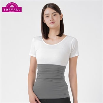 WARMコットンブレンドストレッチ ハラマキ レディス トップバリュ PEACE FIT(ピースフィット)(チャコ－ルグレ－-M-L)