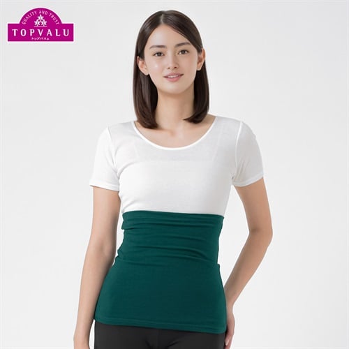 WARMコットンブレンドストレッチ ハラマキ レディス トップバリュ PEACE FIT(ピースフィット)(コイミドリ-M-L)