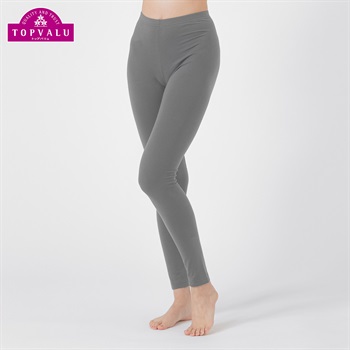 WARMコットンブレンドストレッチ 10分丈ボトム レディス トップバリュ PEACE FIT(ピースフィット)(チャコ－ルグレ－-S)