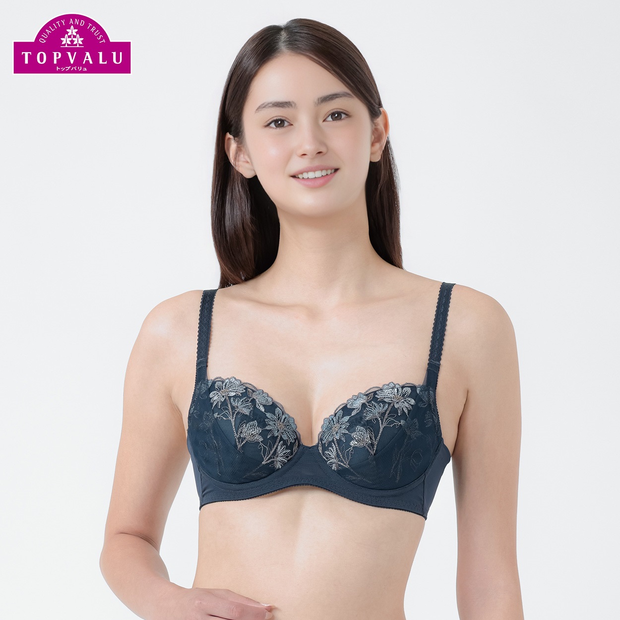ボリュームアップ ワイヤーブラ レディス トップバリュ Mirai Beauty(ミライビューティ)(コイアオ-D70)