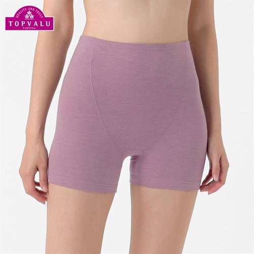 仙骨あたため1分丈ボトム レディス トップバリュ PEACE FIT(ピースフィット)(ピンク-M)