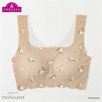 mofusand  ハーフトップ レディス トップバリュ Mirai Beauty(ミライビューティ)(コイチャ-M)