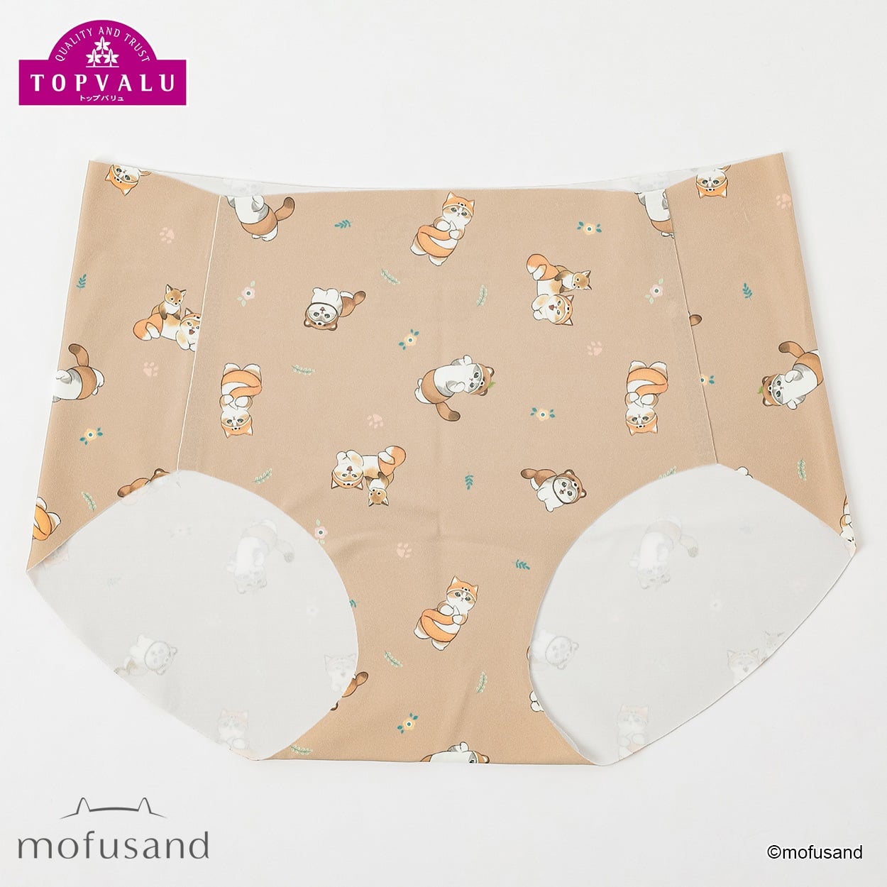 mofusand  ショーツ レディス トップバリュ Mirai Beauty(ミライビューティ)(コイチャ-XL)