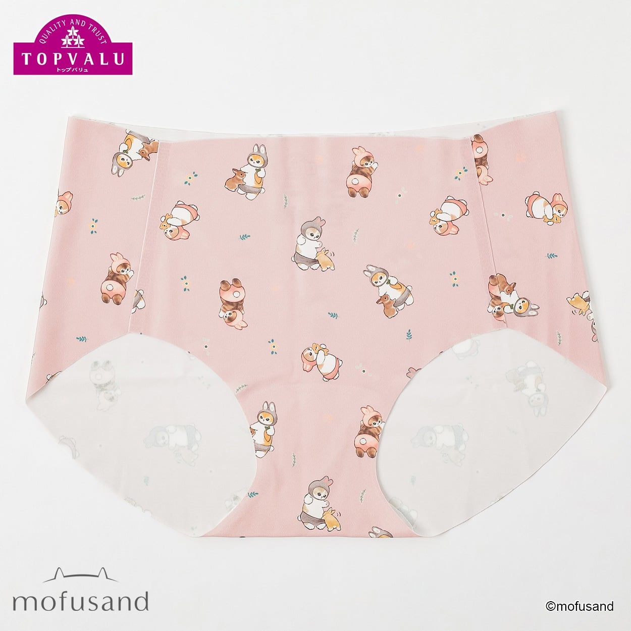 mofusand  ショーツ レディス トップバリュ Mirai Beauty(ミライビューティ)(ピンク-XL)