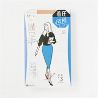 満足着圧ノンランパンティストッキング レディス(クリアヌード-S-M)