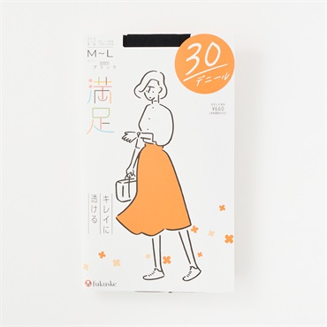 満足30デニールパンティストッキング レディス