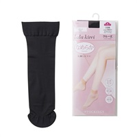 lala kirei なめらかシリーズひざ上丈ショートストッキング2足組