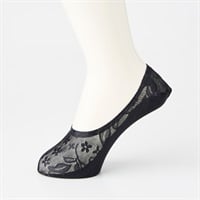 ココピタ 縫製 レース カバー（深め） レディス(クロ-23-25CM)