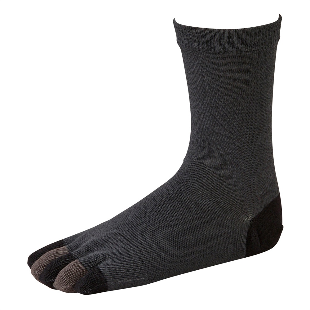 レッグアクセサリーよりどりソックス 5本指 指切り替クルー丈ソックス