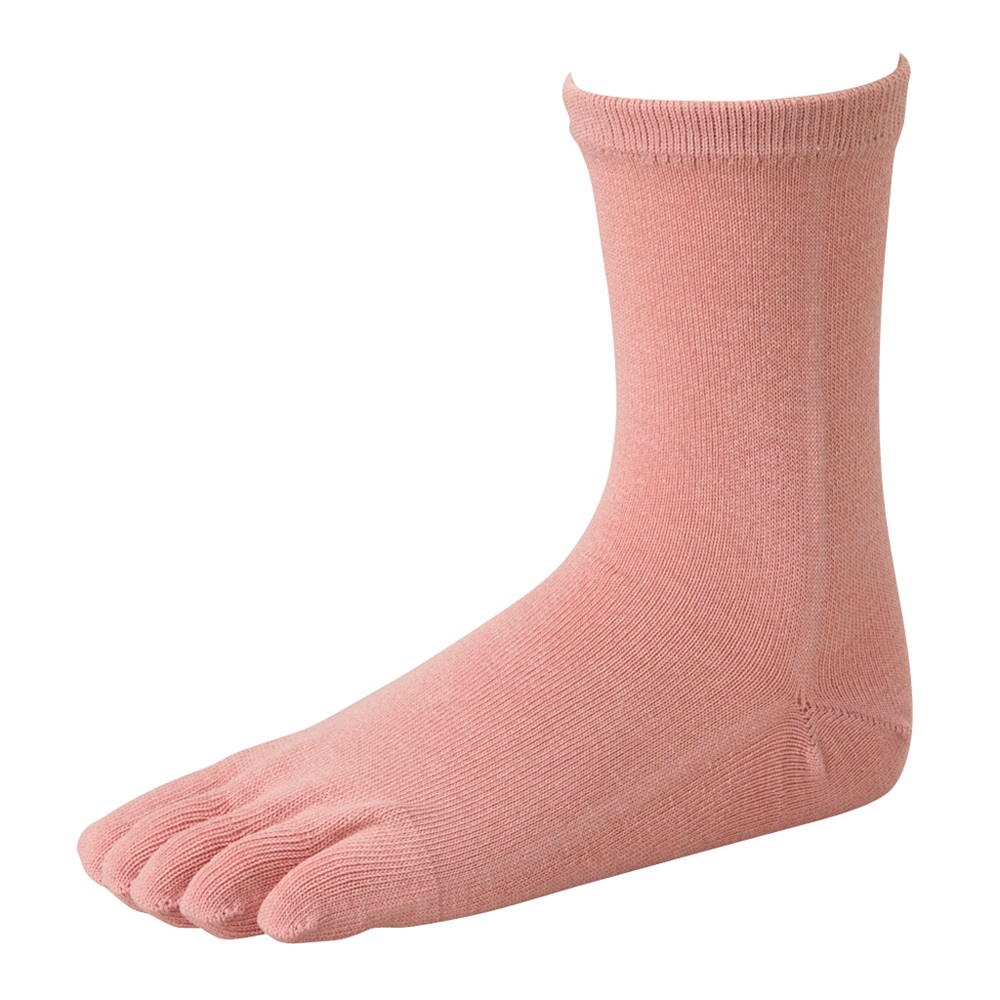 レッグアクセサリーよりどりソックス 5本指無地クルー丈ソックス 15cm