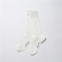 NIRMATA BASIC シア―リブクルー丈ソックス レディス(オフ-23-25CM)