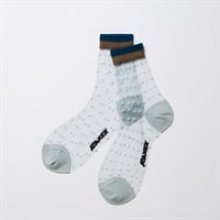 NIRMATA GRAPHIC シアードットハーフ丈ソックス レディス(グレー-23-25CM)