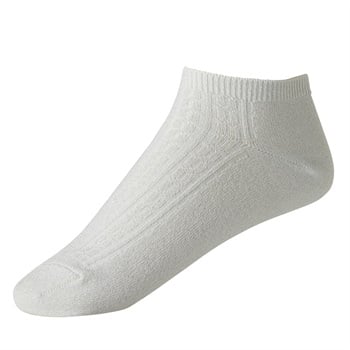 スニーカー丈 ラメリンクス レディス(シロ-23-25CM)
