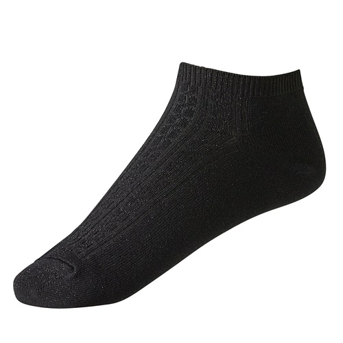スニーカー丈 ラメリンクス レディス(クロ-23-25CM)