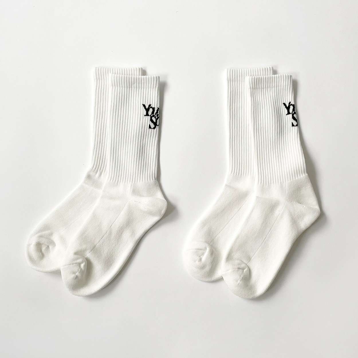 送料関税込み☆リブロゴクルーソックス 2足セット 楽天市場】ソックス メンズ 靴下 ワンポイント刺繍 リブソックス
