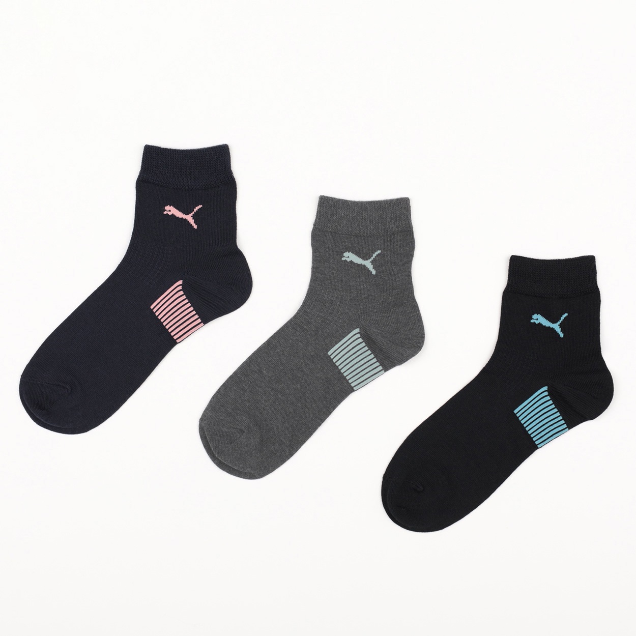 PUMA(プーマ) ソックス3足組 ショート丈 レディス | イオンスタイル